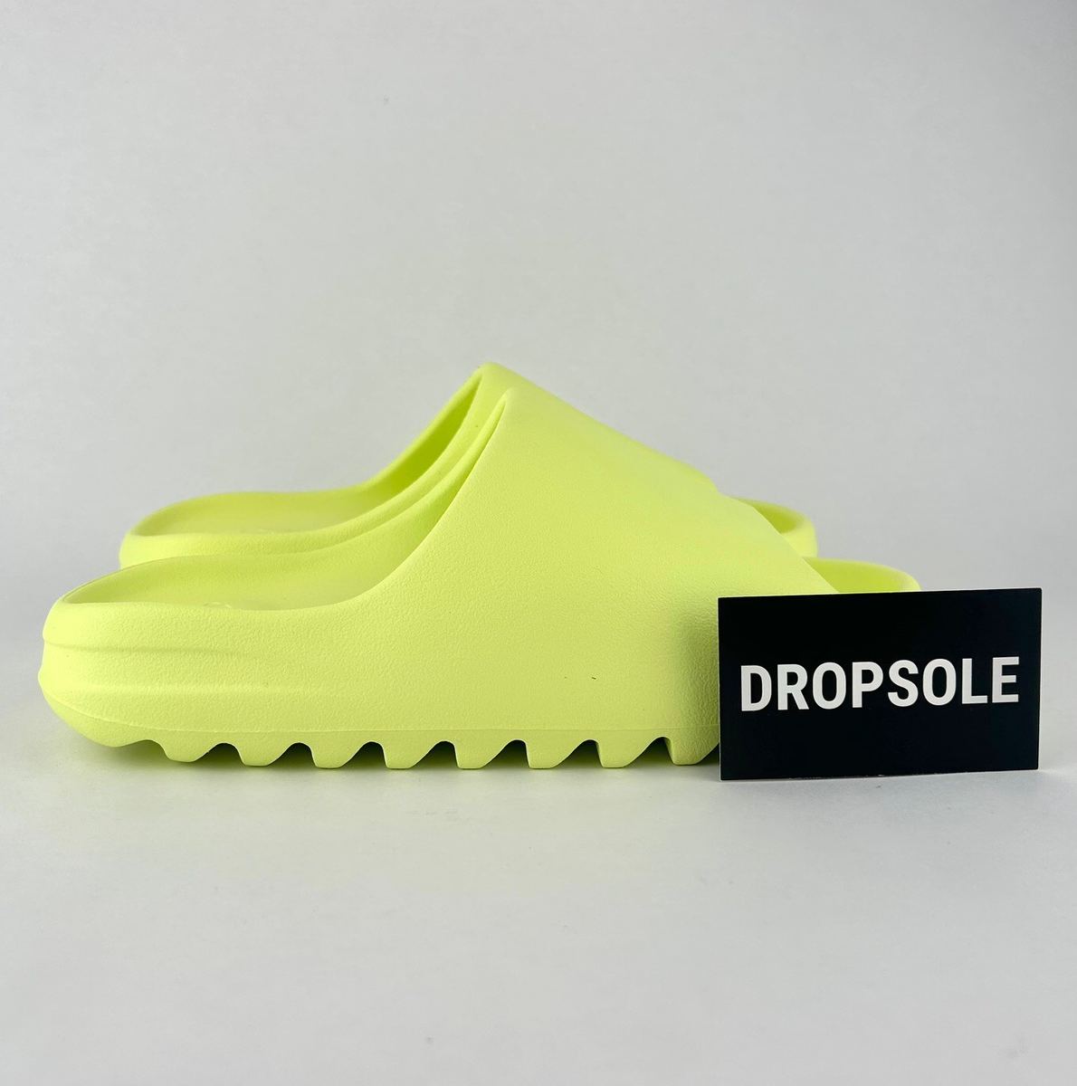 Yeezy Glow Green Size 5 ADIDAS YEEZY Rubber Slides in Glow Green Size 5 US | eBay main image 3