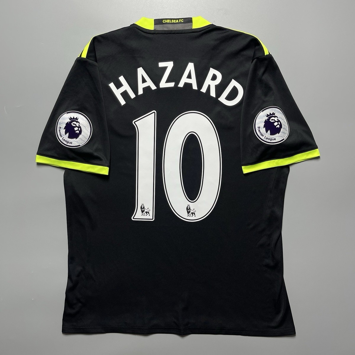CHELSEA ADIDAS 2016/2017 FOOTBALL SOCCER AWAY JERSEY #10 HAZARD