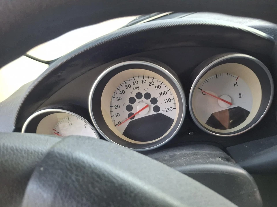 Used Front Center Interior Rear View Mirror fits: 2009 Dodge Caliber manual dimm - Image 4 of 4