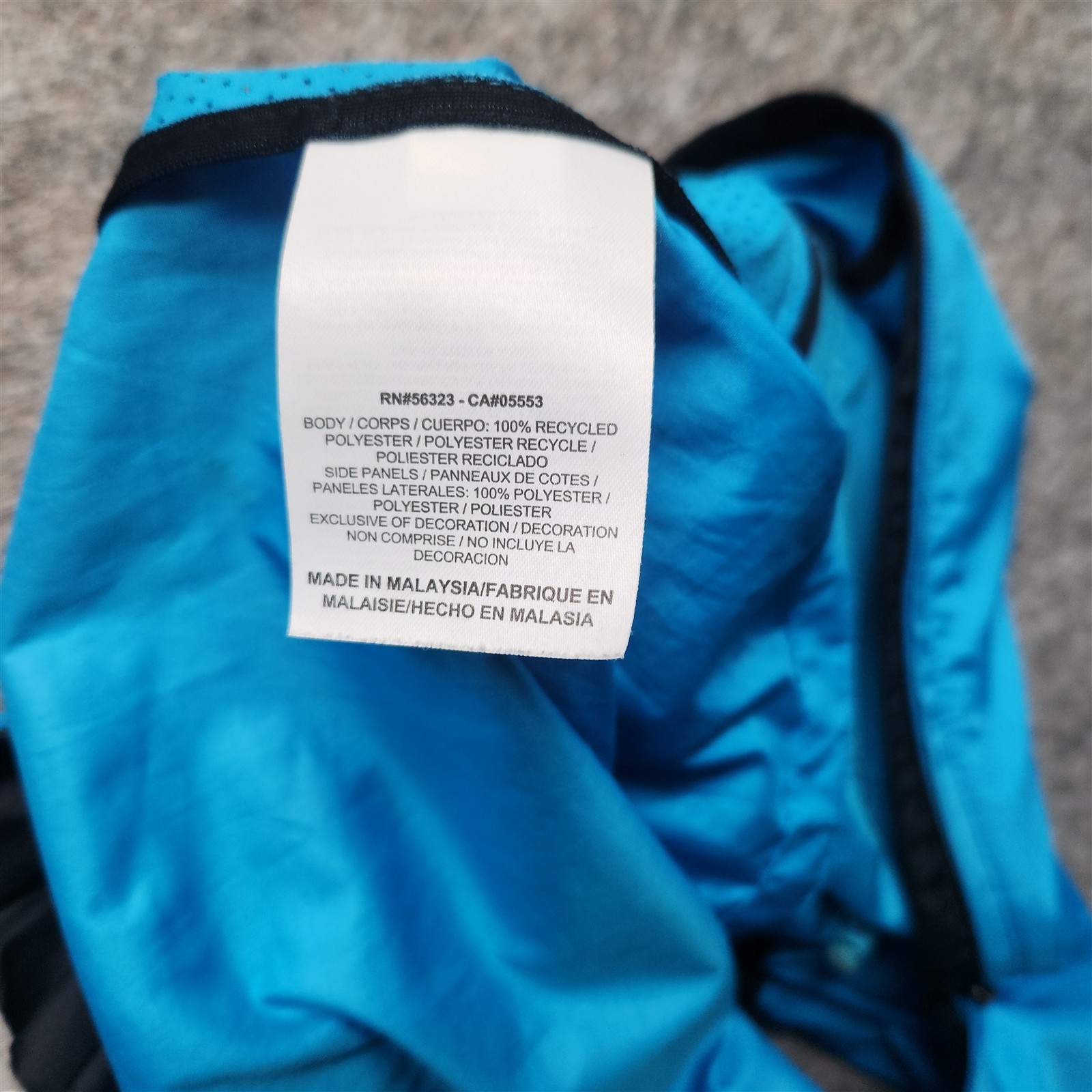 Nike Vapor Women's Running Jacket Blue/Black 465557-417 Sz Medium M thumbnail 4