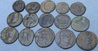 Lot of 15 Roman Bronze Coins