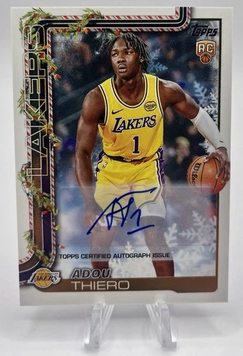 New Listing2025-26 Topps Holiday - Autographs Adou Thiero #H196 (AU, RC)