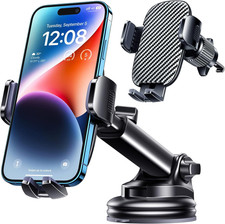 Phone Mount for Car Phone Holder Military-Grade Suction  Stable Clip Car Phon