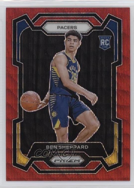 2023-24 Panini Prizm Ruby Wave Prizm Ben Sheppard #172 1d40