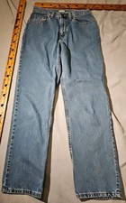 Vtg LL Bean Pants Womens 8 Classic Fit Straight Leg Light Wash Mom Y2K 90s 0YQ92