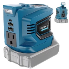 200W Power Inverter Compatible with Makita, DC to AC  Battery Inverter