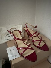 Prada Pink Wedge Sandals US 9.5 EU 39.5 Includes Extra Heels, Box & Covers