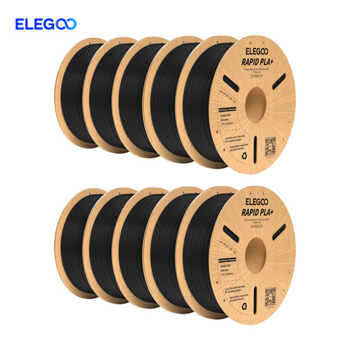 【Value Pack】10KG ELEGOO RAPID PLA+ 3D Printer Filament 1.75mm for FDM 3D Printer