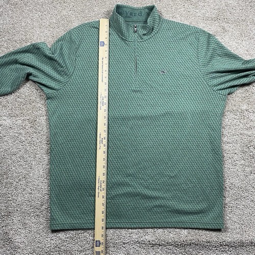 Vineyard Vines Sweater Men’s XL Green 1/4 Saltwater Sweatshirt Martini Glass - Picture 6 of 8