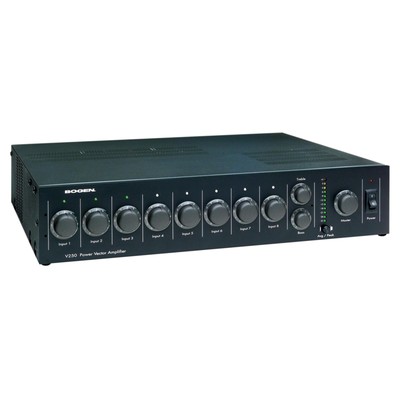 Bogen - V100 - Bogen Power Vector V100 Amplifier - 100 W RMS - Black - 0.5% THD