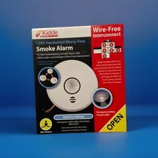 Kidde Hardwired Hallway Smoke  Detector With Voice Alarm P4010LACS-W (UZ)