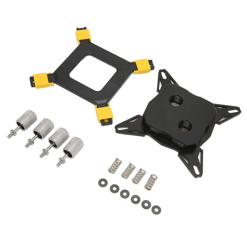 Cpu Water Cooling Block High Purity Copper Pom G1/4In Thread Fast Heat Dis AM - Afbeelding 2 van 22