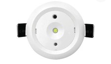 Channel Mini Emergency Downlight Glade E/GL/LED/NM3/1W/WH 1W LED Non Maintained