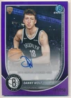 DANNY WOLF 2025/26 BOWMAN CHROME RC PURPLE REFRACTOR AUTOGRAPH SP AUTO #147/250