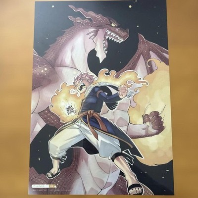Fairy Tail 20th Anniversary Print Exhibition Visit Benefit Clear Poster