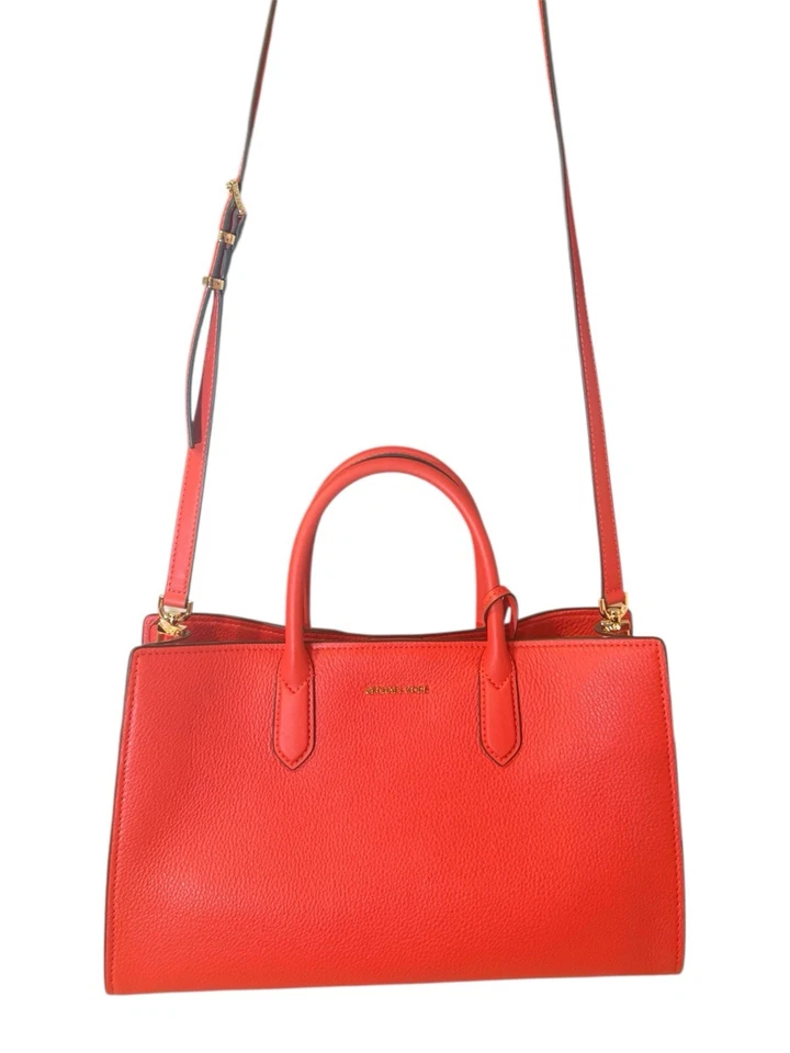 Bolso de Mano Michael Kors Scarlett Medio Este/Oeste, Burnt Sienna Convertible Foto 4 de 4