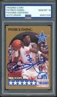 1990 Hoops #4 Patrick Ewing Autograph Signed PSA/DNA | PSA Auto Grade 10 | HOF