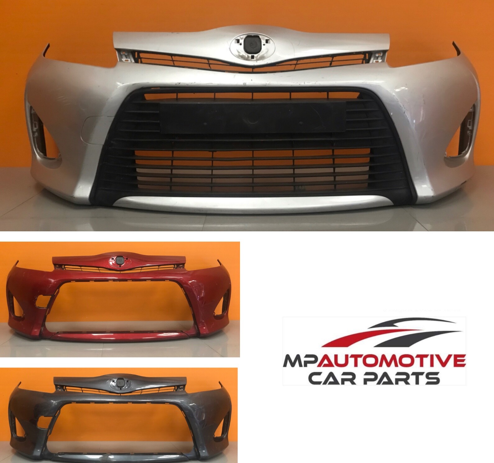 +Toyota Yaris hybrid 2015-17 Genuine front bumper EACH