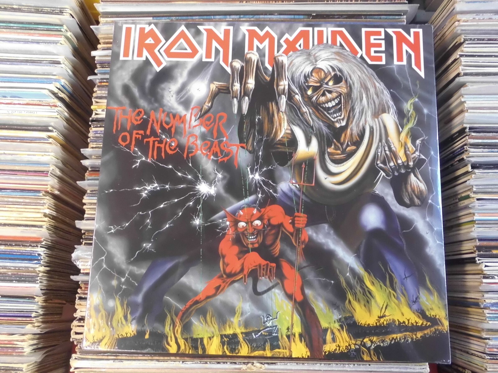 Iron Maiden - The Number Of The Beast - LP Vinyl - Neu & OVP - DHL - Bild 7