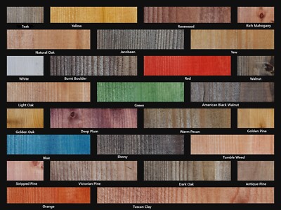 Holzfarbstofflasur | 27 Farben - Wasserbasis, umweltfreundlich, ungiftig
