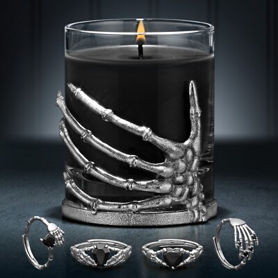 Charmed Aroma Skeleton Hand Candle with Mystery Adjustable