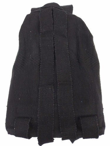 RASTA Bag Beach Hippie Baja Ethnic Backpack Made in Mexico Tassel Black - Picture 2 of 5