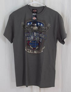 Overseas Tour HARLEY-DAVIDSON Military Honor Mens Graphic Short-Sleeve Tee Overseas Tour HARLEY-DAVIDSON Military Honor Mens Graphic Short-Sleeve Tee