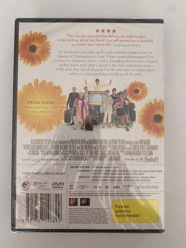The Best Exotic Marigold Hotel *New/Sealed* DVD Movie Free Post Reg 4 Judy Dench - Picture 2 of 4