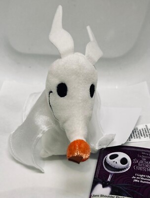 BNWT Disney Nightmare Before Christmas Zero Magnetic Shoulder Pal Plush Magnet