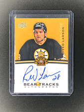 2023-24 Boston Bruins Centennial Reed Larson BEAR TRACKS Autographs #BT-RL
