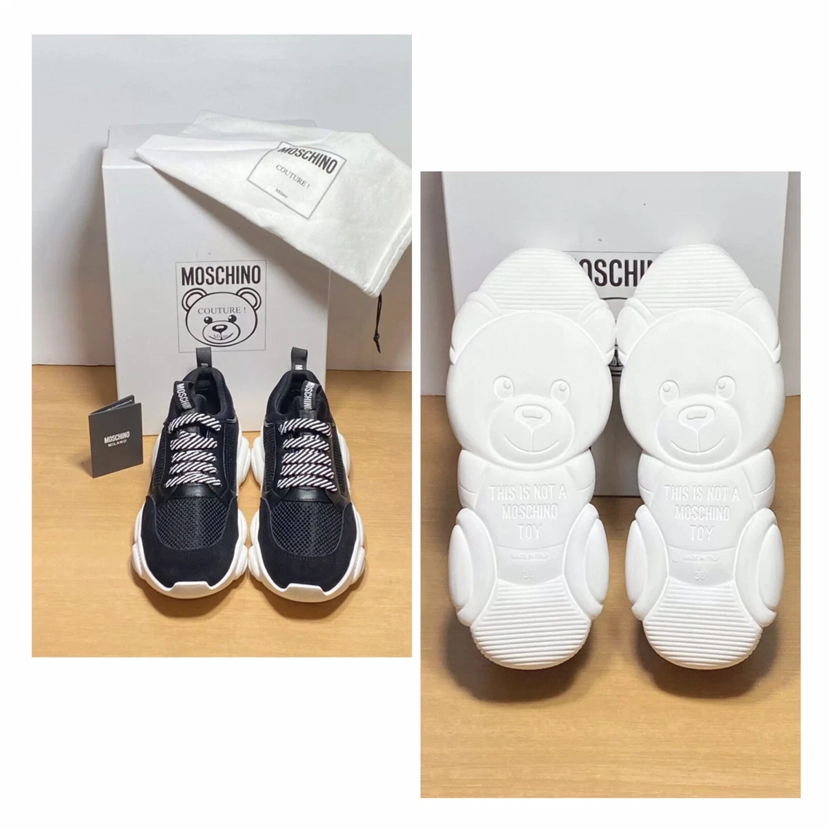 Moschino hotsell toy sneakers