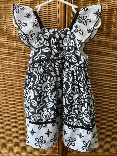 OLD NAVY INFANT TODDLER GIRLS FLORAL PRINT SUNDRESS SZ 2T 100% COTTON LINED - Picture 3 of 11