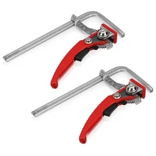 2024 Upgrade Ratcheting Table Clamp Quick Track Saw Clamps Ratchet Guide Rail...