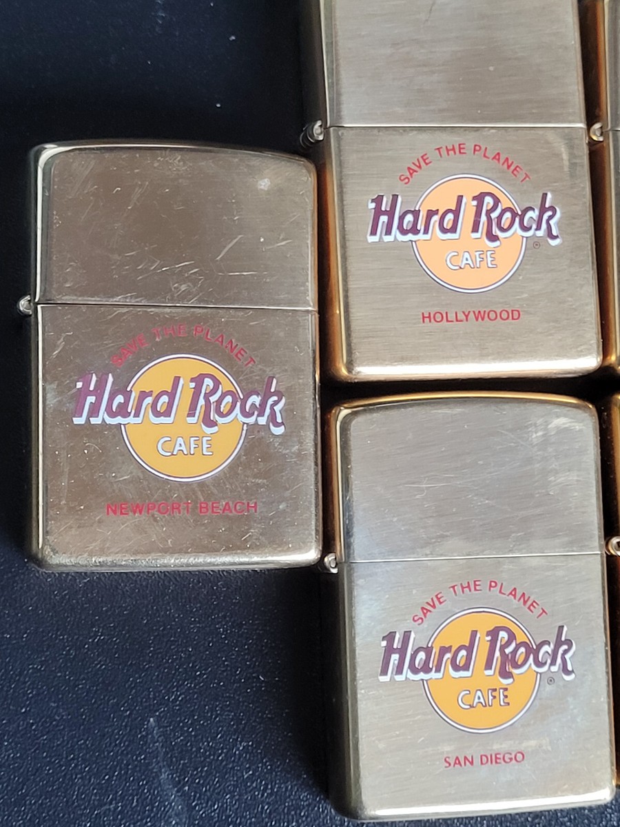 【Zippo】Hard Rock CAFE 30周年記念STトーマス店【未使用】 Lot of 7 Zippo Hard Rock Cafe 1994 to 1997 Anniversary 25