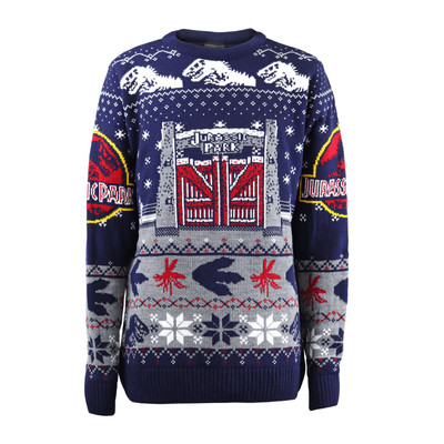 jurassic park xmas sweater