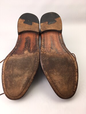 Cole Haan USA Mens Brown Leather Apron Split Toe 328604  display picture 2