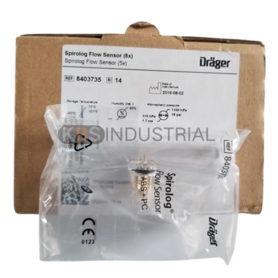 New DRAGER 8403735 Spirolog Flow Sensor（5Pcs/Box）Fast Delivery