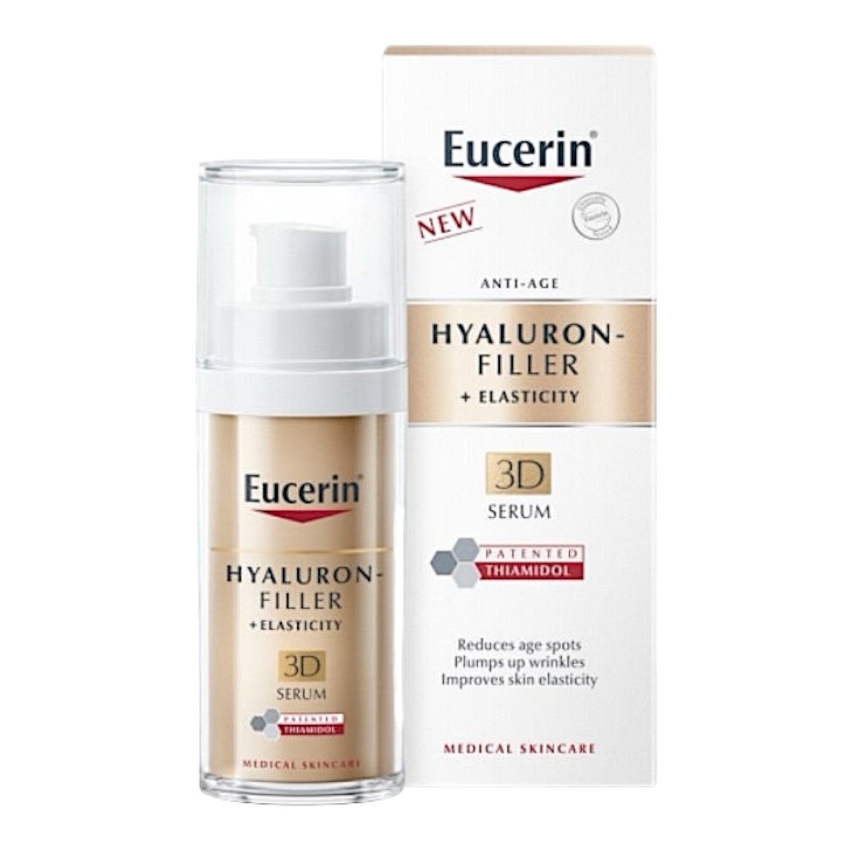 Eucerin Hyaluron Elasticity Filler 3D Serum Plump Lift Wrinkles
