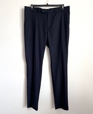 Kenneth Cole Reaction Men's Ready Flex Suit Pants 37x32 In Navy