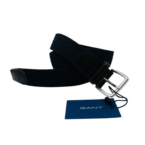 GANT Navy Blue Elastic Braid Stretchy 