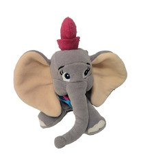 VTG Disney Store Plush Dumbo Mini Beanie Stuffed Animal Elephant Hat Toy