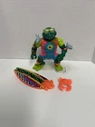 Vintage 1990 Teenage Mutant Ninja Turtles "Mike The Sewer Surfer" TMNT Playmates