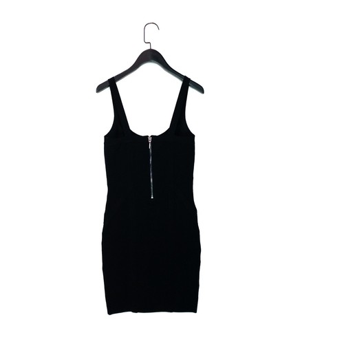 GUESS Black Panelled Bodycon Mirage Bandage Mini Dress - Size S 6 - Picture 10 of 13