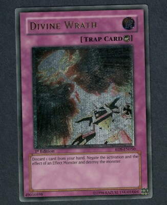 Yu-Gi-Oh! Divine Wrath Super Rare Card - RDS-EN050 1st Edition From Rise Of Destiny