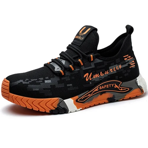 Scarpe Antinfortunistiche Uomo Sneakers da Lavoro Outdoor Punta Acciaio Lavoro Protettive Verde - Foto 7 di 17