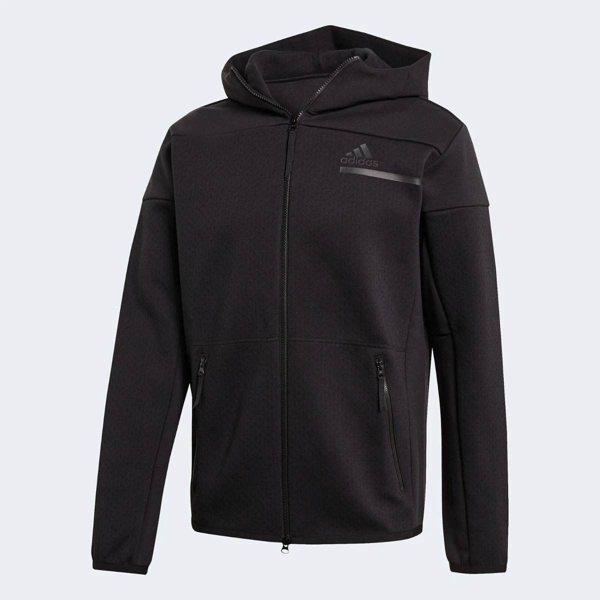 Adidas zne hotsell hoodie black mens