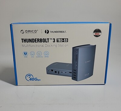 ORICO Thunderbolt 3 Docking Station 15 in1 USB-C Dock Dual 4K@60Hz DP1.4 for Mac