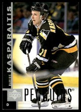1997-98 Upper Deck #136 Darius Kasparaitis Pittsburgh Penguins Hockey Card