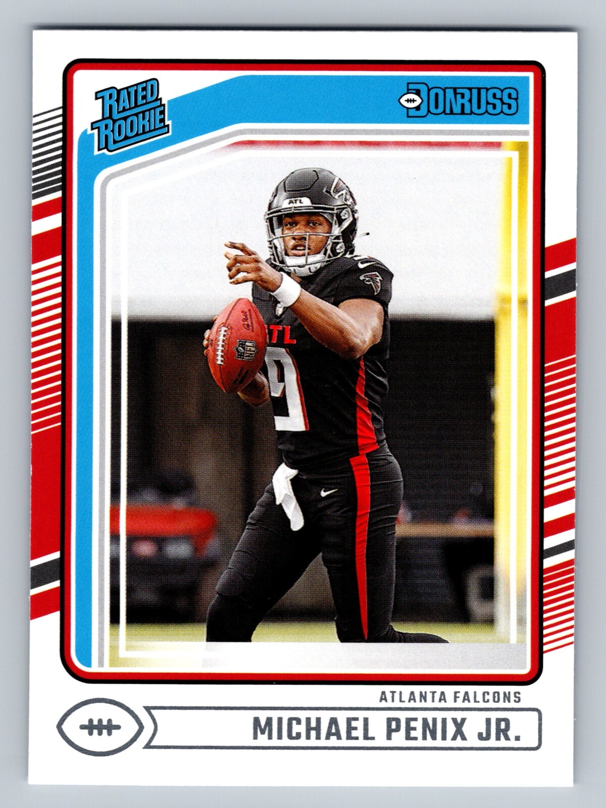Michael Penix Jr. 2024 Panini Donruss Rated Rookie #308 Atlanta Falcons