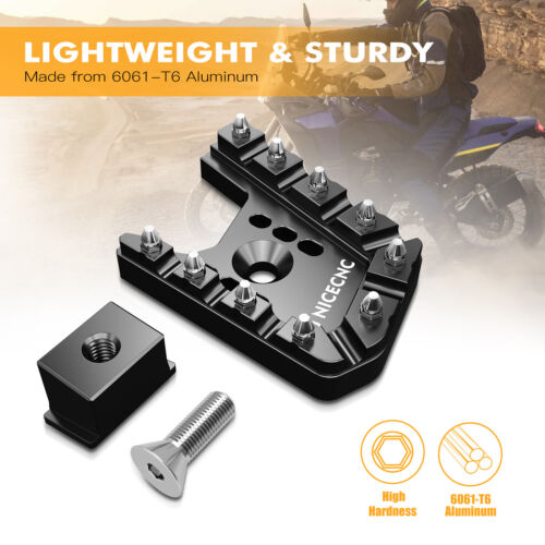 Motorcycle Enduro Brake Pedal Extender Tip For Yamaha Tenere 700 /XTZ700 19-2024 - Picture 8 of 13